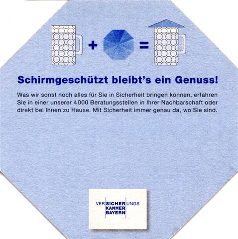 münchen m-by versicherungskammer 1b (8eck250-schirmgeschützt-blau)
